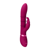Buy VIVE Sora - Pink - Pink 24.2 cm USB Rechargeable Rabbit Vibrator – Naughtyhut NZ sex toys online. Discreet delivery & top brands.