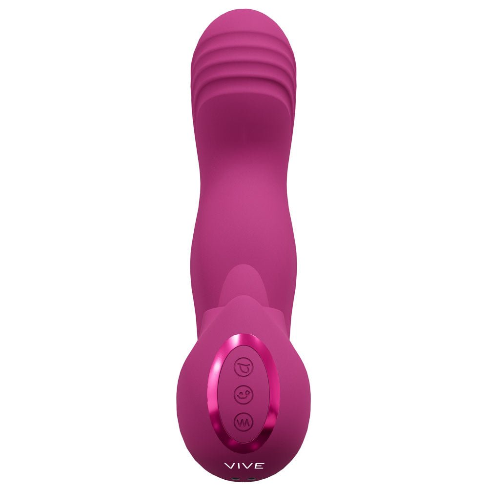 VIVE Yumi - Pink - Pink USB Rechargeable Triple Motor Vibrator – Sex toys NZ by Naughtyhut. Discreet delivery nationwide.
