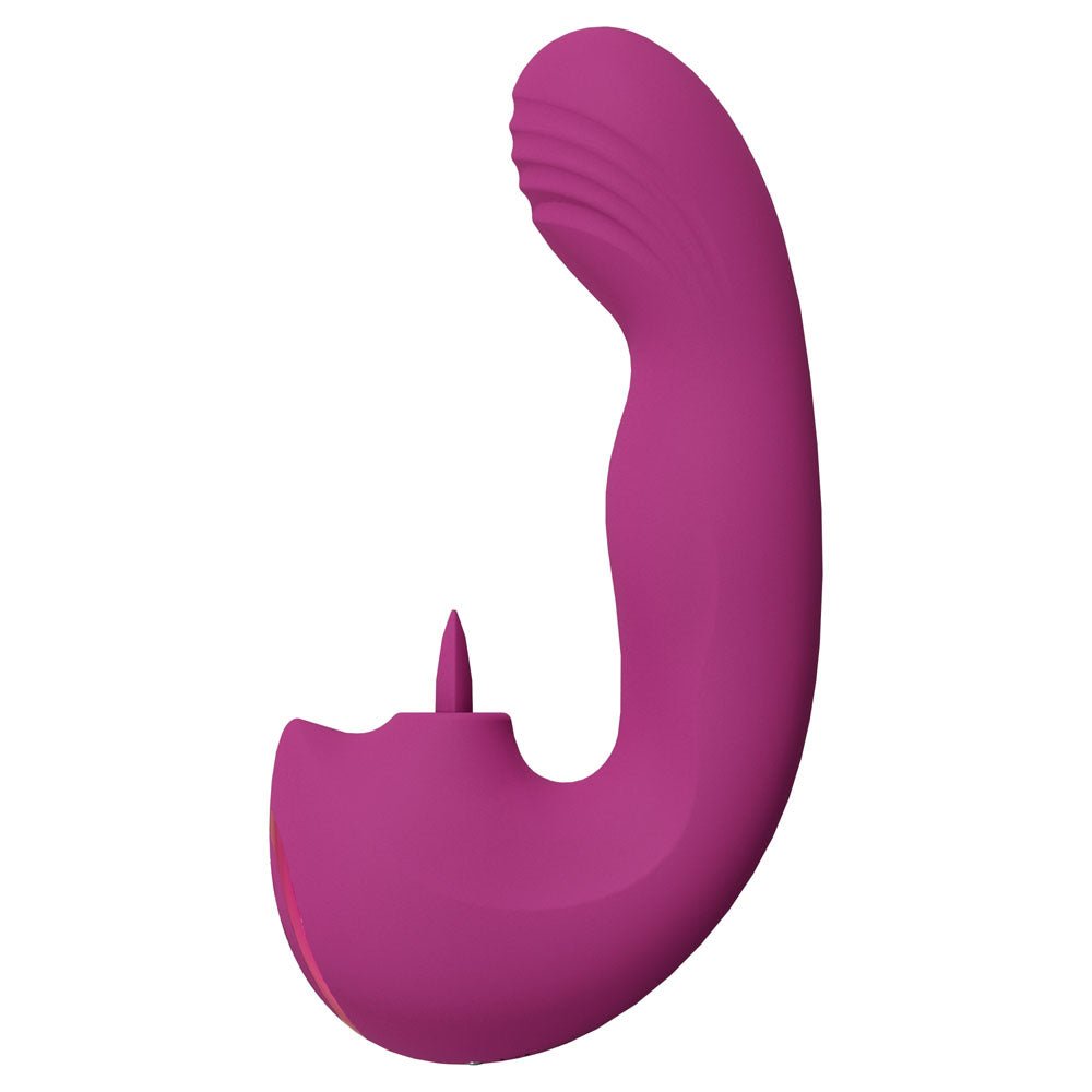 Buy VIVE Yumi - Pink - Pink USB Rechargeable Triple Motor Vibrator – Naughtyhut NZ sex toys online. Discreet delivery & top brands.