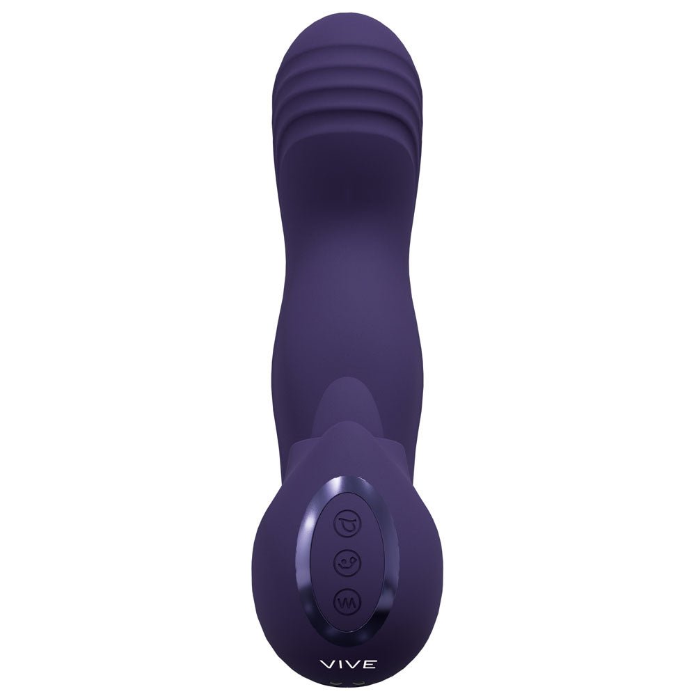 Buy VIVE Yumi - Purple - Purple USB Rechargeable Triple Motor Vibrator – Naughtyhut NZ sex toys online. Discreet delivery & top brands.
