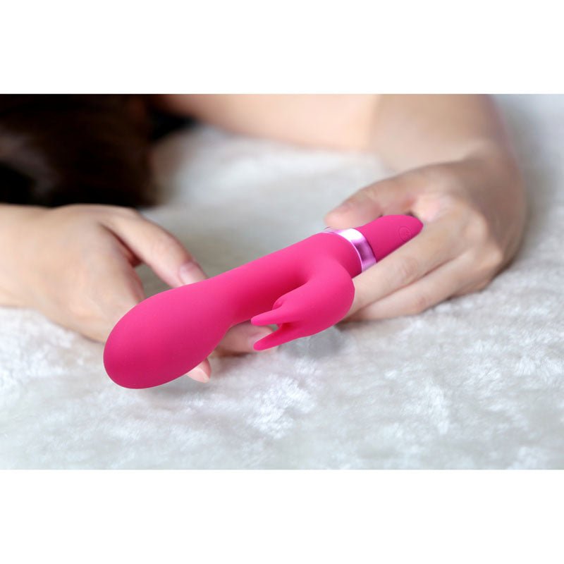 Vive Zosia - Pink 21.3 cm USB Rechargeable Rabbit Vibrator – Sex toys NZ by Naughtyhut. Discreet delivery nationwide.