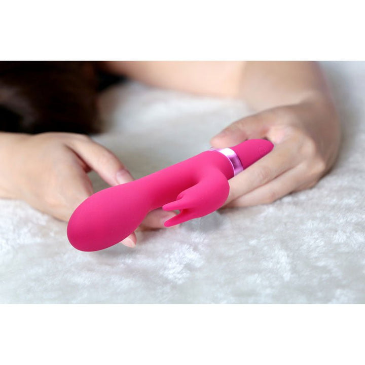 Vive Zosia - Pink 21.3 cm USB Rechargeable Rabbit Vibrator – Sex toys NZ by Naughtyhut. Discreet delivery nationwide.