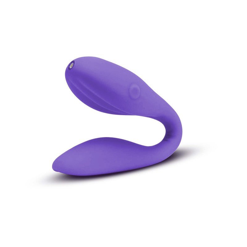 Buy Wellness Duo - Purple - Purple USB Rechargeable Couples Vibrator – Naughtyhut NZ sex toys online. Discreet delivery & top brands.