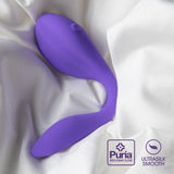 Buy Wellness Duo - Purple - Purple USB Rechargeable Couples Vibrator – Naughtyhut NZ sex toys online. Discreet delivery & top brands.