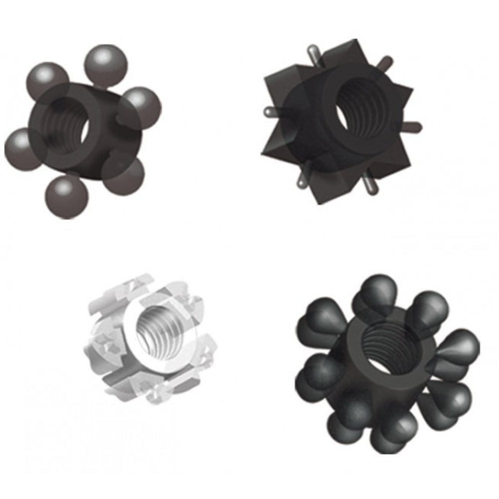 Wet Dreans - Pleasure Stars. Black/Clear – Sex toys NZ by Naughtyhut. Discreet delivery nationwide.