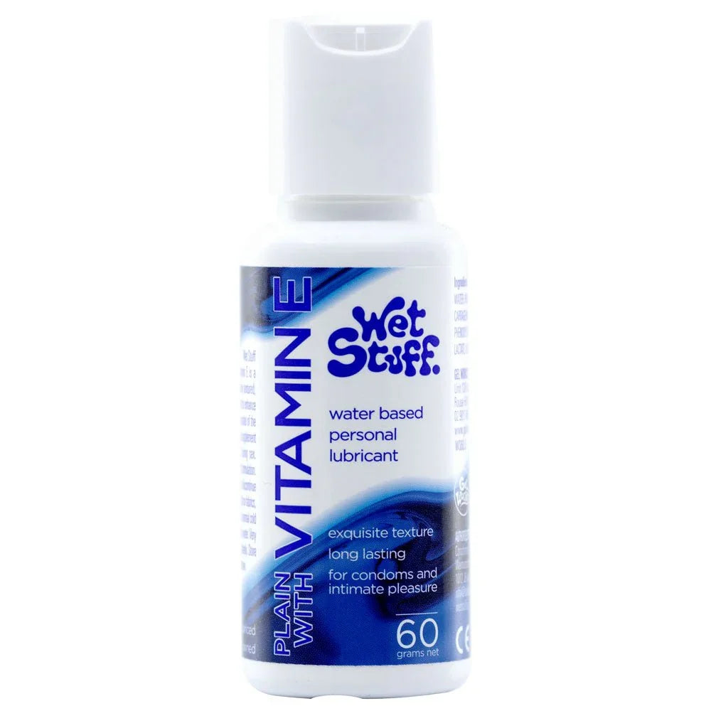 Wet Stuff Plain with Vitamin E, 60 g flip-top bottle