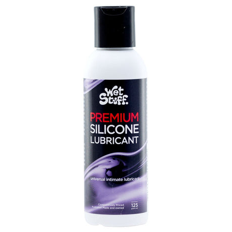 Buy Wet Stuff Premium - 125g Disk Top - Silicone Lubricant - 125 gram Bottle – Naughtyhut NZ sex toys online. Discreet delivery & top brands.