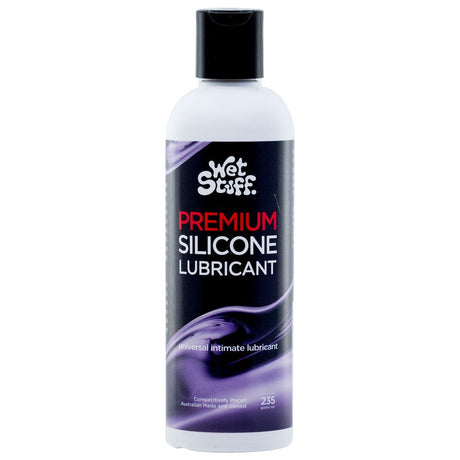 Buy Wet Stuff Premium - 235g Disk Top - Silicone Lubricant - 235 gram Bottle – Naughtyhut NZ sex toys online. Discreet delivery & top brands.