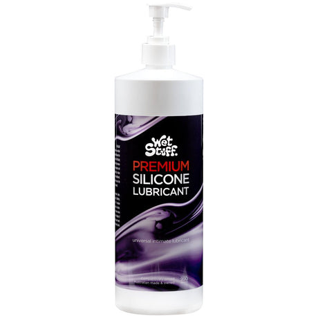 Buy Wet Stuff Premium - 990g Pump Top - Silicone Lubricant - 990 gram Bottle – Naughtyhut NZ sex toys online. Discreet delivery & top brands.