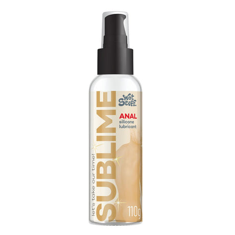 Buy Wet Stuff Sublime - 110g Pump - Anal Silicone Lubricant - 110 gram Pump Bottle – Naughtyhut NZ sex toys online. Discreet delivery & top brands.