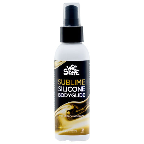 Buy Wet Stuff Sublime - 125g Pump Top - Anal Silicone Lubricant - 125 gram Pump Bottle – Naughtyhut NZ sex toys online. Discreet delivery & top brands.