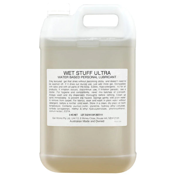Wet Stuff Ultra 5 kg jerry can with white bulk label