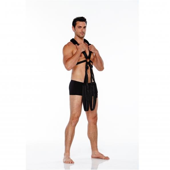 WhipSmart Body Swing - Black Body Swing Harness – Sex toys NZ by Naughtyhut. Discreet delivery nationwide.