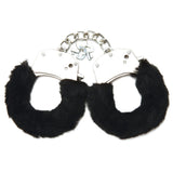 Buy WhipSmart Classic Furry Cuffs - Black - Black Furry Restraints with Bonus Eye Mask – Naughtyhut NZ sex toys online. Discreet delivery & top brands.