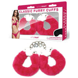 Buy WhipSmart Classic Furry Cuffs - Hot Pink - Hot Pink Furry Restraints with Bonus Eye Mask – Naughtyhut NZ sex toys online. Discreet delivery & top brands.