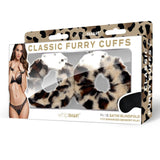 Buy WhipSmart Classic Furry Cuffs - Leopard - Leopard Furry Restraints with Bonus Eye Mask – Naughtyhut NZ sex toys online. Discreet delivery & top brands.