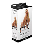 Buy WhipSmart Diamond Bondage Bar - Black - Black Spreader Restraint – Naughtyhut NZ sex toys online. Discreet delivery & top brands.