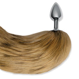 Buy WhipSmart Furry Tales 14 Inch Brown Fox Tail - Metal 6.3 cm Butt Plug with Brown Fox Tail – Naughtyhut NZ sex toys online. Discreet delivery & top brands.