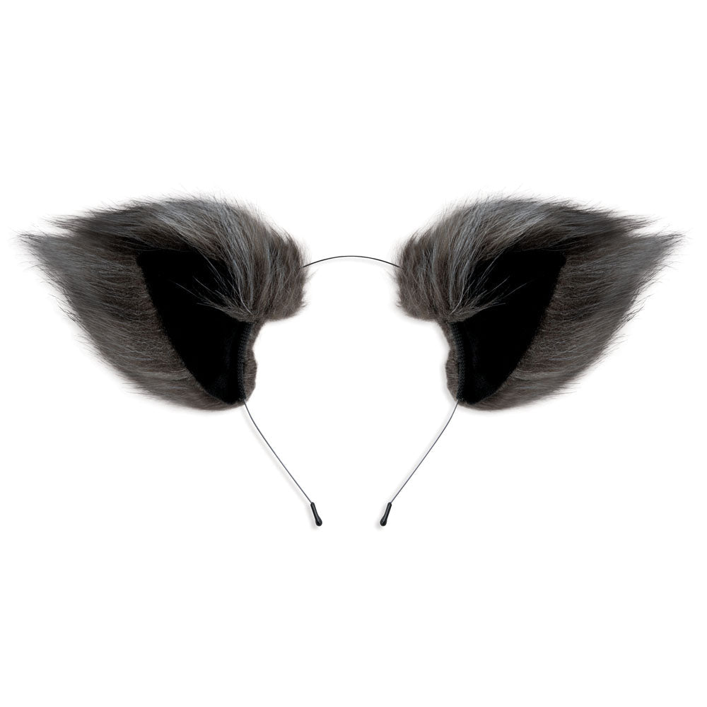 WhipSmart Furry Tales Foxtail Furry Play Set - Grey Foxtail Butt Plug & Furry Ears Set – Sex toys NZ by Naughtyhut. Discreet delivery nationwide.