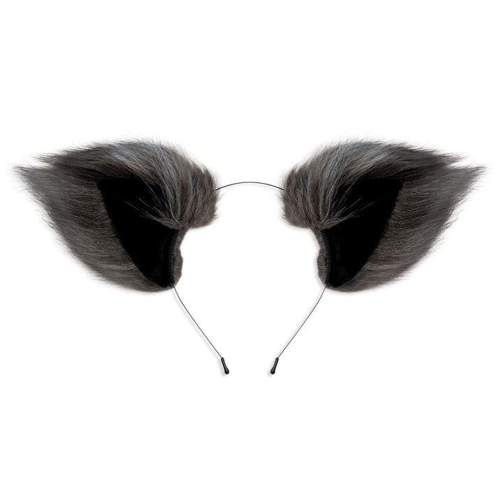 WhipSmart Furry Tales Foxtail Furry Play Set - Grey Foxtail Butt Plug & Furry Ears Set – Sex toys NZ by Naughtyhut. Discreet delivery nationwide.