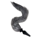 Buy WhipSmart Furry Tales Foxtail Furry Play Set - Grey Foxtail Butt Plug & Furry Ears Set – Naughtyhut NZ sex toys online. Discreet delivery & top brands.