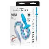 Buy WhipSmart Furry Tales Silicone Unicorn Butt Plug - Blue 8.9 cm Butt Plug with Unicorn Tail – Naughtyhut NZ sex toys online. Discreet delivery & top brands.