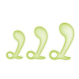 Buy WhipSmart Glow In The Dark 3pc Prostate Training Kit - Glow In Dark Prostate Massagers - Set of 3 Sizes – Naughtyhut NZ sex toys online. Discreet delivery & top brands.