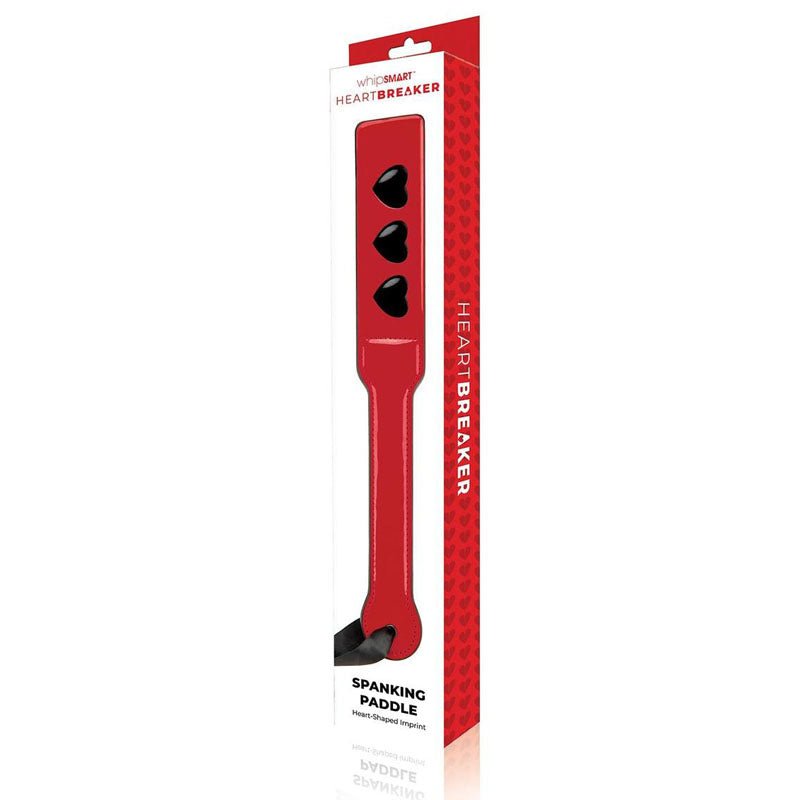 Buy WhipSmart Heartbreaker Spanking Paddle - Red Spanking Paddle – Naughtyhut NZ sex toys online. Discreet delivery & top brands.