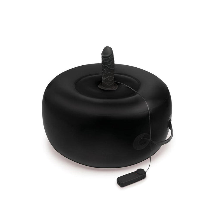 Whipsmart Inflatable Vibrating Love Seat - Black Inflatable Cushion with 6'' Vibrating Dong – Sex toys NZ by Naughtyhut. Discreet delivery nationwide.