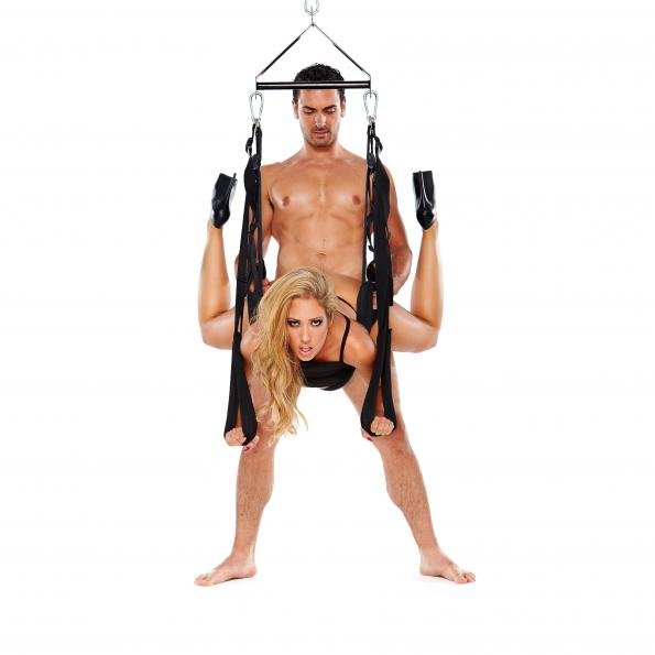 WhipSmart Pleasure Swing - Black Adjustable Swing – Sex toys NZ by Naughtyhut. Discreet delivery nationwide.