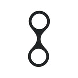 Buy WhipSmart Silicone Handcuffs - Black - Black Restraint with Bonus Blindfold – Naughtyhut NZ sex toys online. Discreet delivery & top brands.