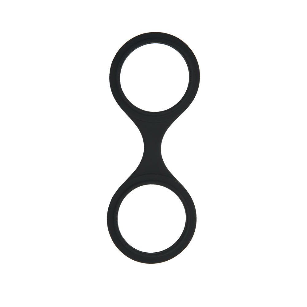 WhipSmart Silicone Wrist & Ankle Cuffs - Black - Black Restraints with Bonus Eye Mask – Sex toys NZ by Naughtyhut. Discreet delivery nationwide.