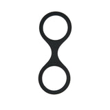 Buy WhipSmart Silicone Wrist & Ankle Cuffs - Black - Black Restraints with Bonus Eye Mask – Naughtyhut NZ sex toys online. Discreet delivery & top brands.