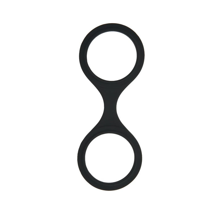 WhipSmart Silicone Wrist & Ankle Cuffs - Black - Black Restraints with Bonus Eye Mask – Sex toys NZ by Naughtyhut. Discreet delivery nationwide.