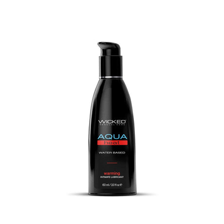 Buy Wicked Aqua Heat - Warming Water Based Lubricant - 60 ml (2 oz) Bottle – Naughtyhut NZ sex toys online. Discreet delivery & top brands.