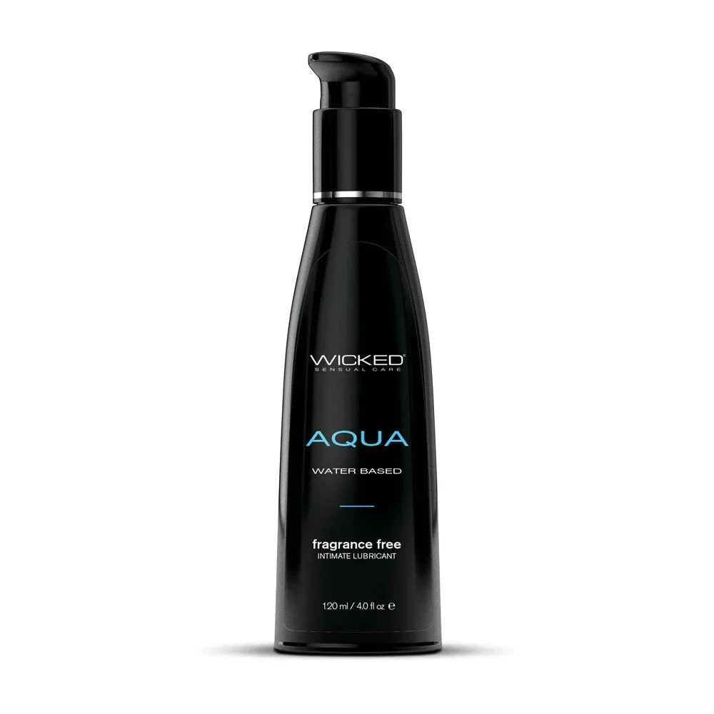 Wicked Aqua - Water Based Lubricant - 120 ml (4 oz) Bottle – Sex toys NZ by Naughtyhut. Discreet delivery nationwide.