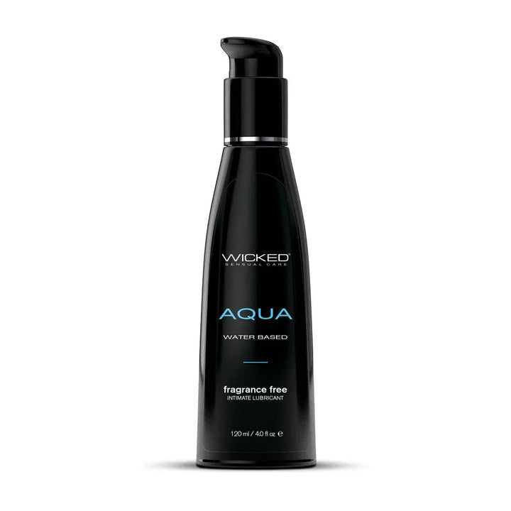 Wicked Aqua - Water Based Lubricant - 120 ml (4 oz) Bottle – Sex toys NZ by Naughtyhut. Discreet delivery nationwide.