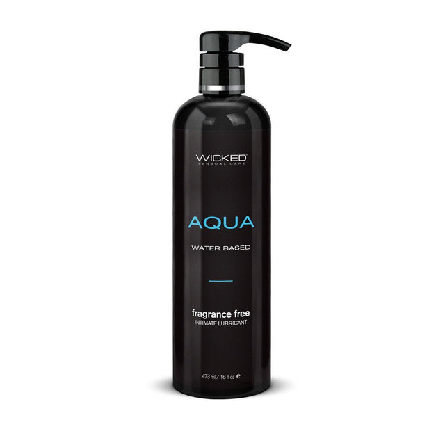 Buy Wicked Aqua - Water Based Lubricant - 476 ml (16 oz) Bottle – Naughtyhut NZ sex toys online. Discreet delivery & top brands.