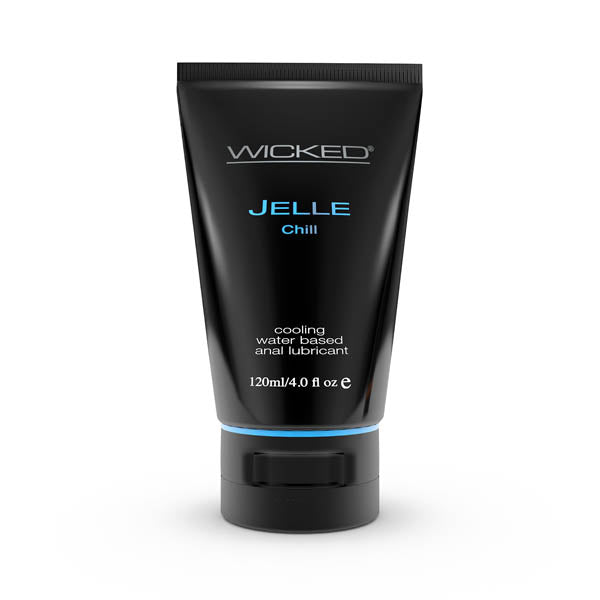 Wicked Jelle Chill - Cooling Water Based Anal Lubricant - 120 ml (4 oz) Bottle – Sex toys NZ by Naughtyhut. Discreet delivery nationwide.