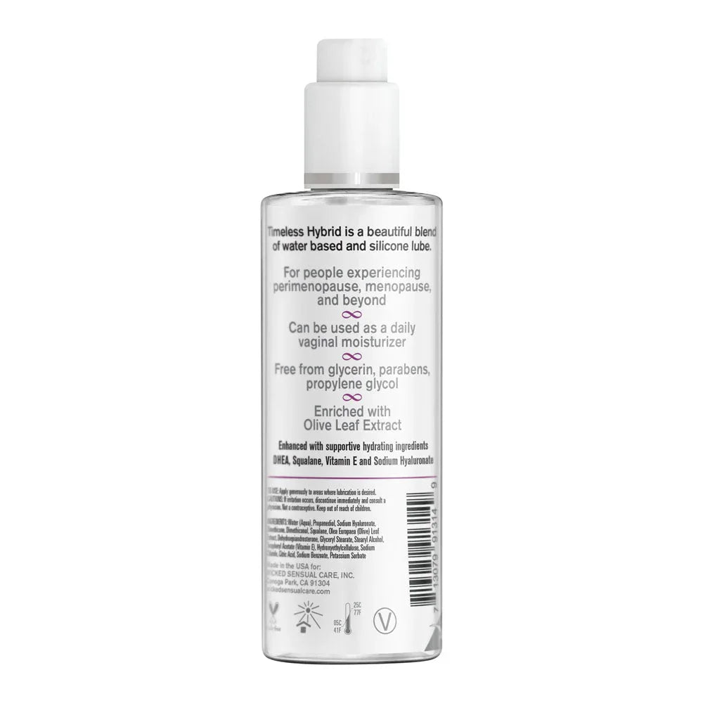 Buy Wicked Simply Timeless Hybrid - Hybrid Lubricant - 120 ml (4 oz) Bottle at NZ’s Mega Adult Toys Store. Discover premium sex toys with discreet shipping at the best price in NZ