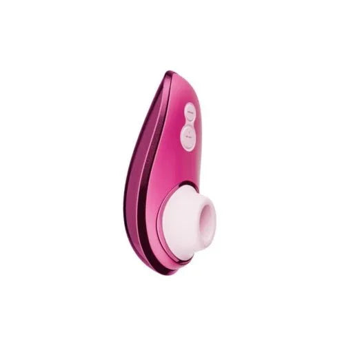 Womanizer Liberty 2 Iggy in Magenta, cover off showing the white suction head