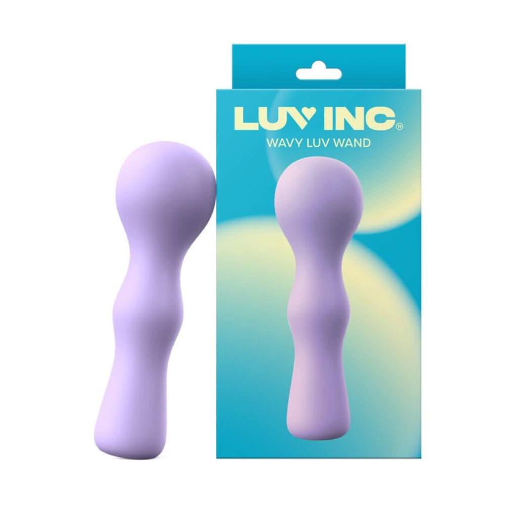 Ww37: Wavy Luv Wand - Light Purple – Sex toys NZ by Naughtyhut. Discreet delivery nationwide.