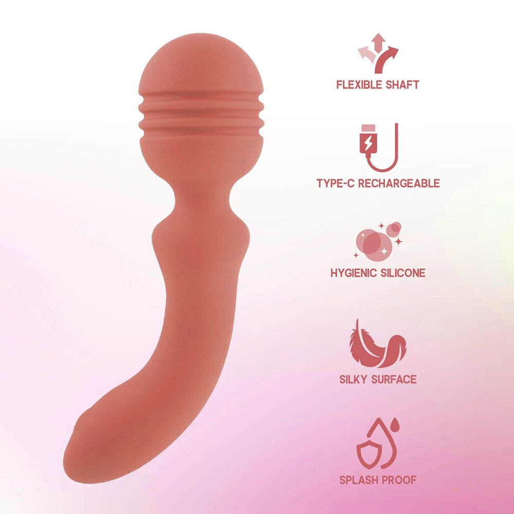 Buy Xciter - Orange - Orange 16.5 cm USB Rechargeable Massage Wand – Naughtyhut NZ sex toys online. Discreet delivery & top brands.