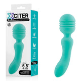 Buy Xciter - Teal - Teal 16.5 cm USB Rechargeable Massage Wand – Naughtyhut NZ sex toys online. Discreet delivery & top brands.