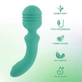 Buy Xciter - Teal - Teal 16.5 cm USB Rechargeable Massage Wand – Naughtyhut NZ sex toys online. Discreet delivery & top brands.