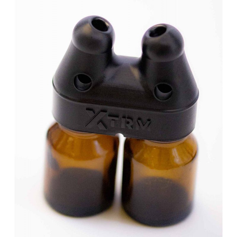 XTRM SNFFR Double Twin - Black Double Bottle Aroma Cap – Sex toys NZ by Naughtyhut. Discreet delivery nationwide.