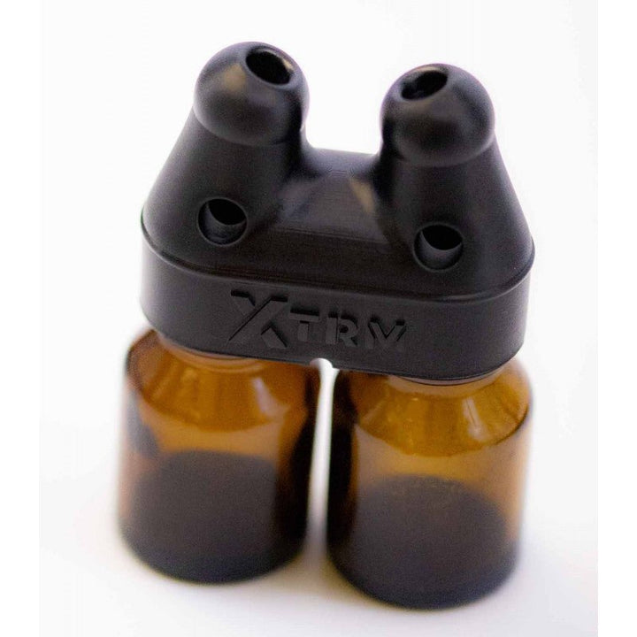 XTRM SNFFR Double Twin - Black Double Bottle Aroma Cap – Sex toys NZ by Naughtyhut. Discreet delivery nationwide.