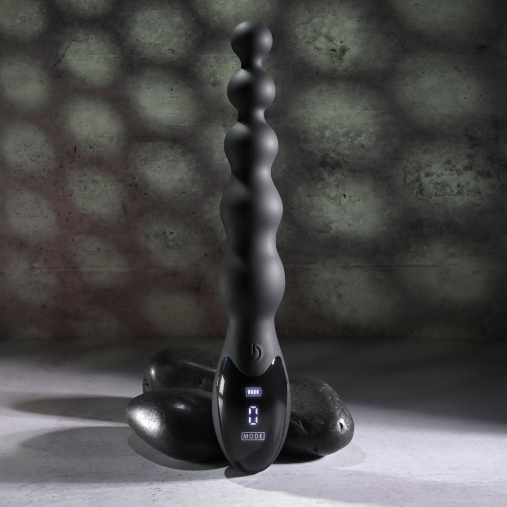 Zero Tolerance BACKDOOR BATON - Black 24 cm USB Rechargeable Vibrating Anal Beads – Sex toys NZ by Naughtyhut. Discreet delivery nationwide.