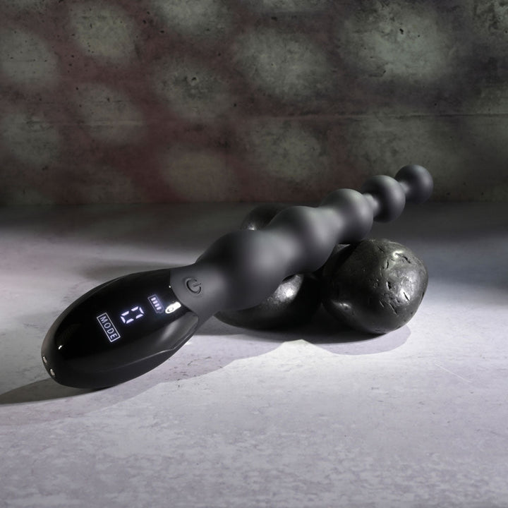 Zero Tolerance BACKDOOR BATON - Black 24 cm USB Rechargeable Vibrating Anal Beads – Sex toys NZ by Naughtyhut. Discreet delivery nationwide.