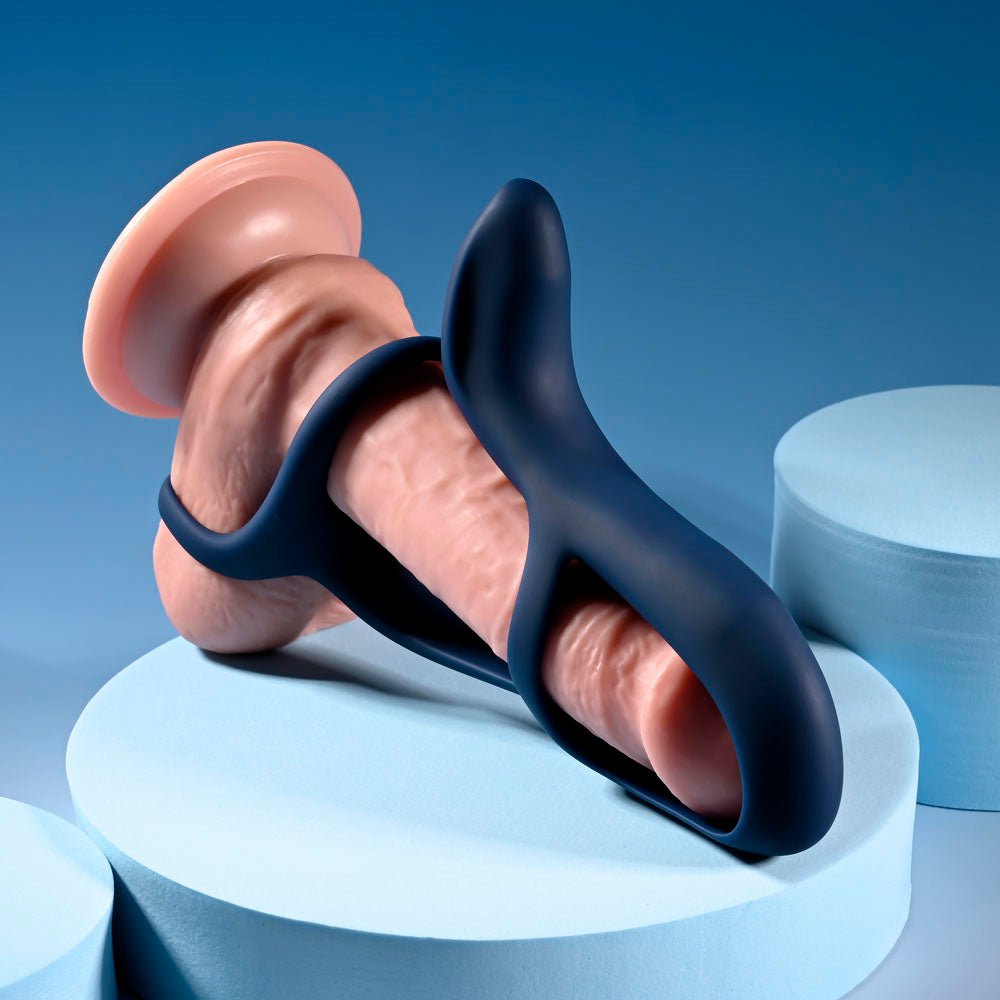 Zero Tolerance BIG TIME - Navy Blue USB Rechargeable Vibrating Penis Sleeve with Wireless Remote – Sex toys NZ by Naughtyhut. Discreet delivery nationwide.